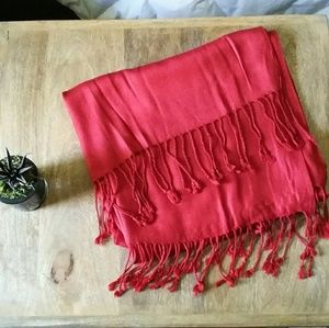 Red Pashmina Scarf/Wrap